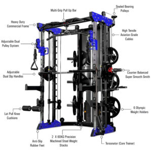Global FT200 Smith Machine Functional Trainer-6337